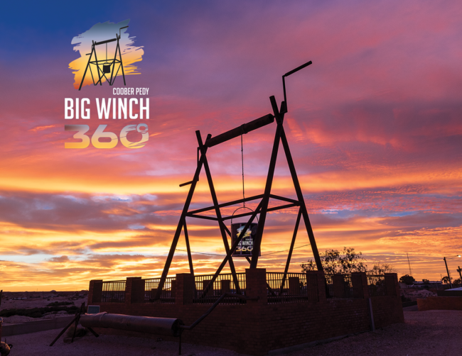 sunrise with logo in corner